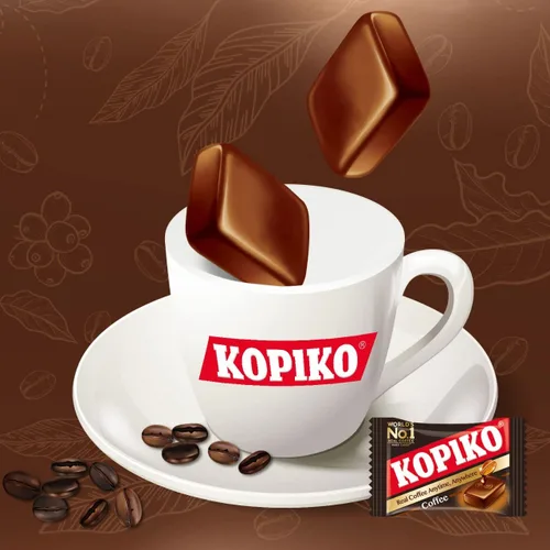 Miniatura 5 de Kopiko Caramelo de café – Caramelo duro de Indonesia con extracto de café real – Un impulso satisfactorio para la energía sobre la marcha