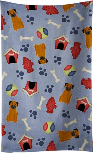 Miniatura 77 de Caroline's Treasures BB2654KTWL Dog House Collection Airedale - Toalla de cocina para invitados, toalla de baño decorativa para cara, té, paño