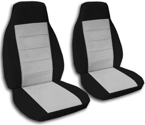 Miniatura 16 de TOTALLY COVERS Compatible con Ford F-150 F-250 F-350 de 1992-1998 con dos tonos para asiento de camión (sillas capitanes/cubos) con reposabrazos