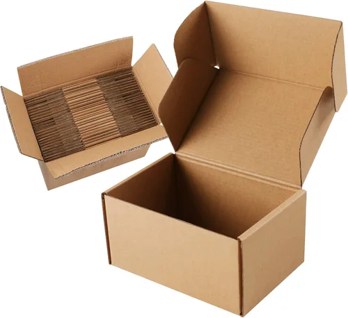 Miniatura 8 de Cajas de cartón corrugado marrones de 11x8x2, paquete de 30, cajas de envío para pequeñas empresas, cajas de correo, cajas de embalaje para correo