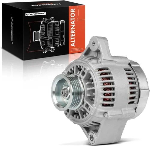 A-Premium Alternador compatible con Toyota Camry 1992-1993, Celica 1992, 2.2L, 12V 80A polea de 5 ranuras en el sentido de las agujas del reloj,