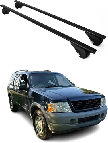 Miniatura 18 de OMAC Portaequipajes con cerradura para Ford Explorer Sport Trac 2001-10, antirrobo negro para viajes, kayak, canoa, surf, esquí, snowboard, camping