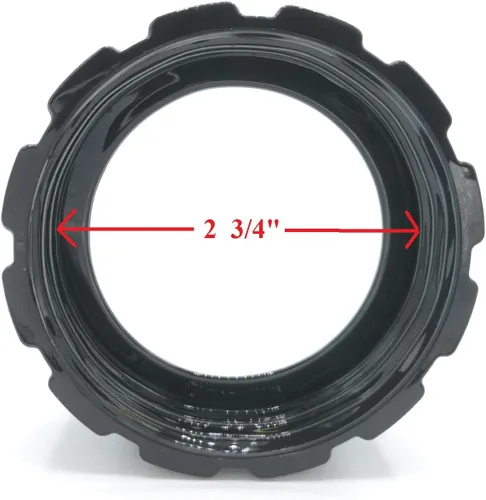 Miniatura 4 de Blendin Tapa de plástico para anillo inferior de repuesto, compatible con licuadoras Hamilton Beach 990035900, HB908, 909, 919 (negro)
