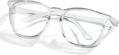 Miniatura 7 de Elegantes gafas de seguridad para mujeres y niñas, gafas anti-vaho, gafas protectoras, gafas transparentes Azul + rosa