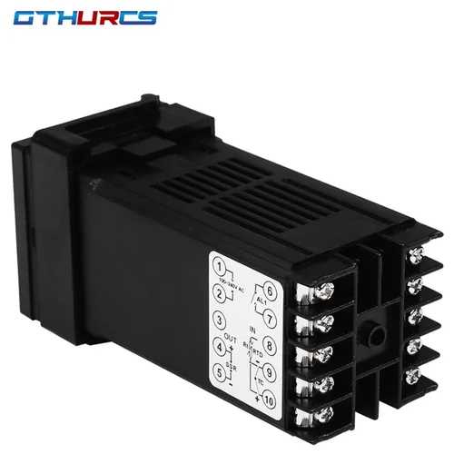 Miniatura 3 de REX-C100 110V a 240V 0 a 1300 grados Digital PID Controlador de temperatura Kits con sensor de sonda tipo K (salida de relé)