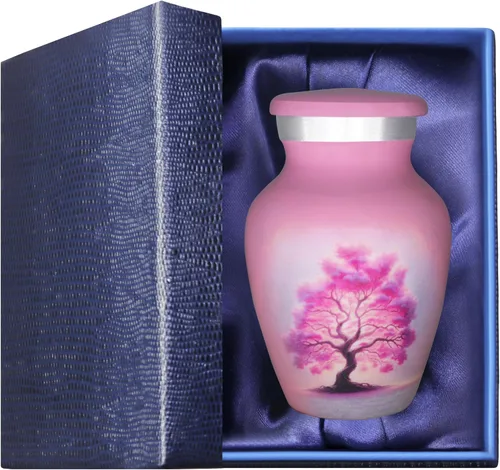 Miniatura 9 de M MEILINXU Urna para cenizas para adultos, hombre o mujer, urnas de cremación para cenizas humanas, hombre y mujer adultos, decoración funeraria
