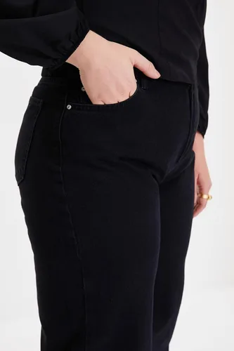 Miniatura 8 de Trendyol Jeans de pierna ancha de cintura alta para mujer