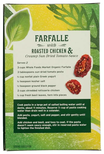 Miniatura 4 de Whole Foods Market, Farfalle orgánico, 16 onzas
