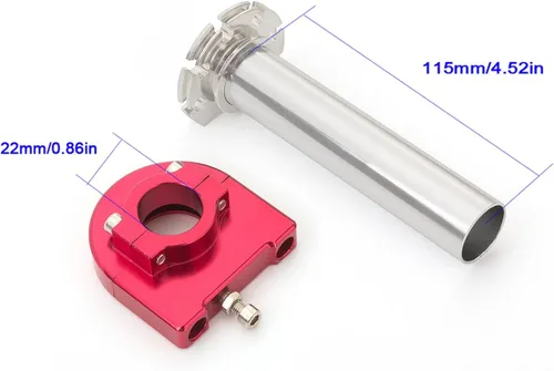 Miniatura 4 de Krace - Agarraderas de mano para motocicleta de 7/8 pulgadas con tubo de acelerador de giro rápido CNC anodizado para Yamaha R1 R6 R6S R3, YFM700