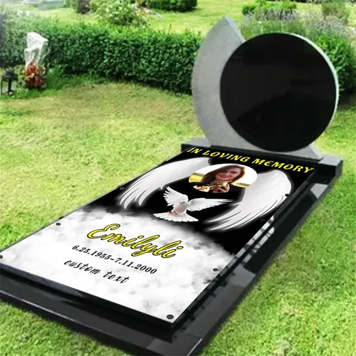Miniatura 3 de Manta personalizada con foto conmemorativa con tumba, manta de cielo en memoria amorosa, manta para tumba de pérdida de familia/tumba, manta