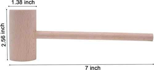 Miniatura 2 de 4 mazos de madera de cangrejo o langosta