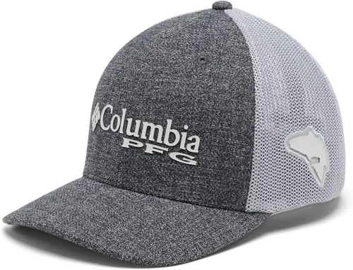 Miniatura 955 de Columbia - Gorra de malla con bandera con árboles unisex para adultos, corona alta