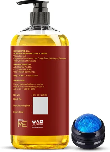 Miniatura 8 de Majestic Pure Aceite de masaje corporal reafirmante con colágeno, ayuda a suavizar la apariencia de la celulitis y mejorar la textura de la piel