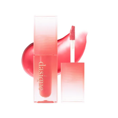 Miniatura 23 de dasique Tinte húmedo jugoso (#Berry Mochi) 0.12 onzas Aplicación ligera con humedad Tinte labial brillante de larga duración, no pegajoso