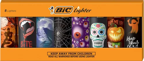 Miniatura 8 de BIC Encendedores de edición especial, imprescindibles navideños, colección de la serie navideña, paquete de 8, el encendedor más seguro y duradero