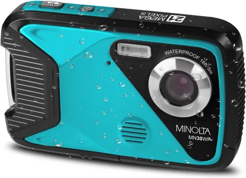 Miniatura 8 de Minolta Cámara digital resistente al agua – 16 pies, fotos de 21 MP, video HD de 1080p, LCD de 2.8 pulgadas, zoom digital 4X, antivibración