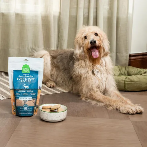 Miniatura 7 de Open Farm, alimento para perros liofilizado y crudo, empanadas con 95% de carne, órganos y huesos, comida completa o mezclador de alimento