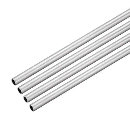 Miniatura 16 de uxcell 4 unids 6063 tubo recto redondo de aluminio sin costura 1 pies longitud 0.156 pulgadas ID 0.312 pulgadas OD