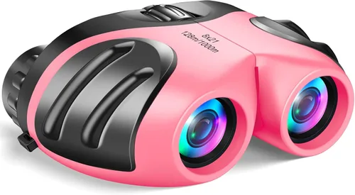 Miniatura 8 de LET'S GO! Binoculares para niños, prismáticos compactos de alta resolución a prueba de golpes