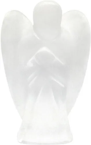 Miniatura 18 de Figura de ángel guardián de amazonita de 2 pulgadas, piedra natural tallada a mano, excelente para aliviar el estrés, la esperanza y la manifestación