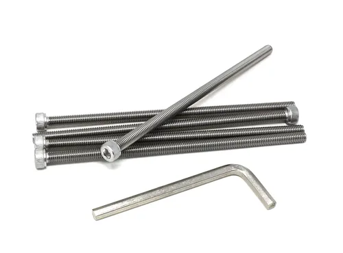 Miniatura 60 de iexcell 25 piezas M4 x 60/65/70/75/3.150 in paso de rosca 0.028 in acero inoxidable 304 cabeza hexagonal Tornillos Tornillos surtido Kit