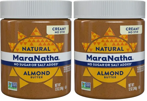 Miniatura 11 de Maranatha Mantequilla de Almendra Crujiente Natural, No Requiere Mezcla, Sin Azúcar ni Sal Añadida, Frasco de 12 Onzas