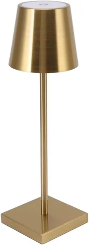 Miniatura 3 de Haofy Lámpara de mesa LED inalámbrica, lámpara de escritorio táctil, moderna, simple, recargable, de alto brillo, regulable, interruptor táctil, luz