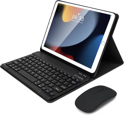 Miniatura 13 de SOPPY Funda con teclado Bluetooth y mouse para iPad de 11ª generación (A16) de 11 pulgadas 2025, 10ª generación de 10.9 pulgadas 2022, funda Azul