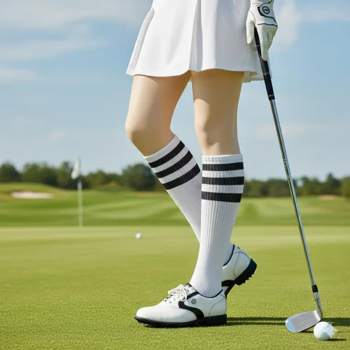 Miniatura 4 de Leotruny Calcetines hasta la rodilla calcetines retro a rayas por encima de la pantorrilla para hombres y mujeres