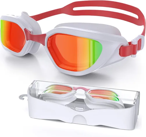 Miniatura 11 de Gafas de Natación, Gafas de Natación Unisex para Adultos Anti Niebla Anti UV Sin Fugas Visión Amplia para Hombres Mujeres Jóvenes