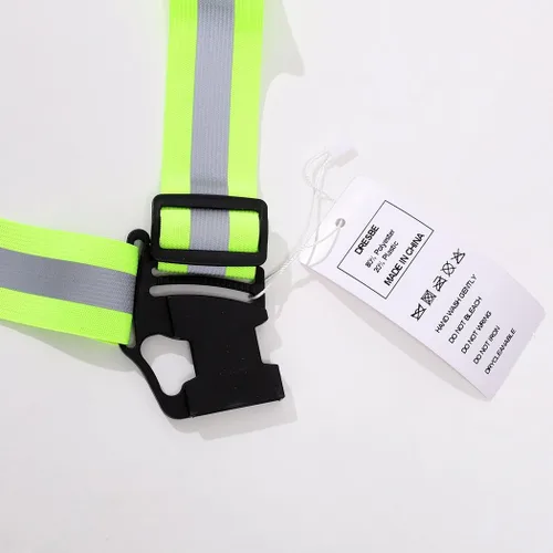 Miniatura 5 de DRESBE Chaleco reflectante unisex con banda de seguridad láser ajustable para correr por la noche, ciclismo, trotar, caminar