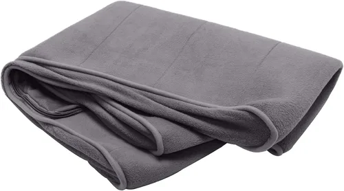 Miniatura 16 de Furhaven Funda de repuesto para cama de perro Minky Plush & Velvet Contour Luxe Lounger, lavable a máquina, gris, Jumbo (XL)