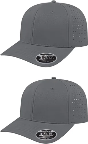 Miniatura 17 de Cap America i8533 Flexfit 110 Gorra Snapback Perforada de Rendimiento de Perfil Medio de 6 Paneles con Protección UV y Snapback Ajustable