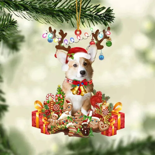 Miniatura 26 de Nazenti Adorno de Navidad personalizado de reno de Alaskan Malamute – Adorno de perro personalizado para amantes de las mascotas, acrílico plano