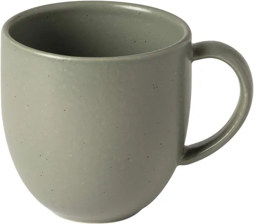 Miniatura 4 de Casafina Taza de cerámica de cerámica de 11 onzas, colección Pacifica, sal (blanco) Vajilla apta para microondas y lavavajillas Acristalamiento