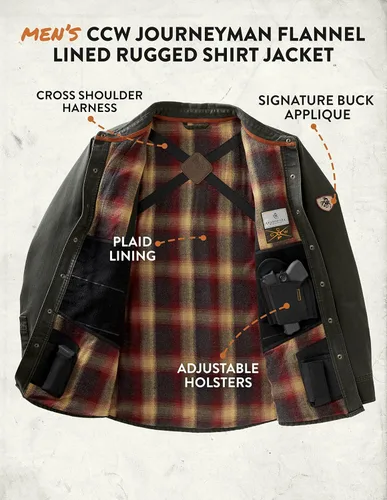 Miniatura 5 de Legendary Whitetails Conceal and Carry Journeyman - Chaqueta para hombre