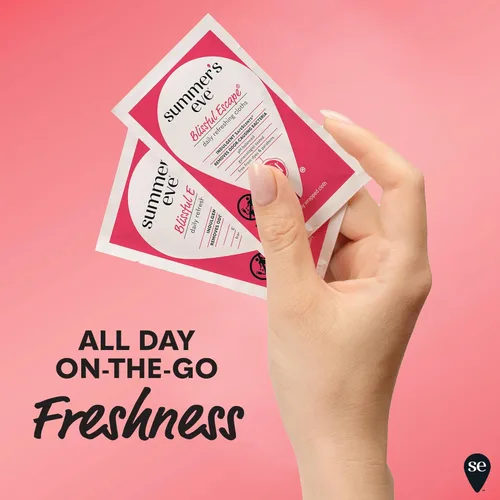 Miniatura 2 de Summer's Eve Blissful Escape - Toallitas femeninas, fórmula suave con pH equilibrado que ayuda a controlar el olor vaginal, toallitas envueltas