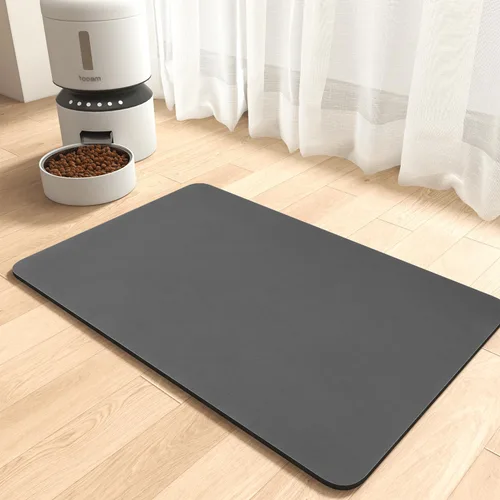 Miniatura 16 de MontVoo - Alfombrilla absorbente para alimentación de mascotas - Alfombrilla para mascotas sin manchas para cuenco de comida y agua - Alfombrilla