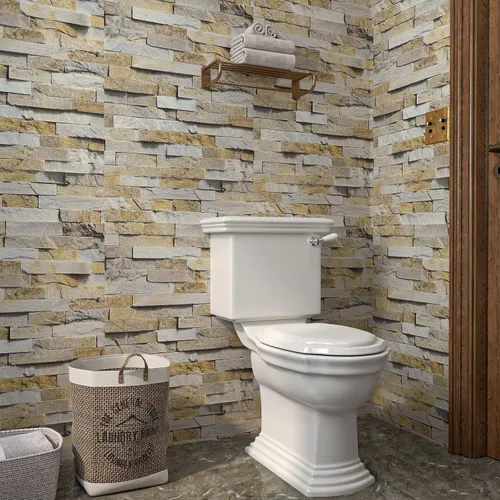 Miniatura 6 de VaryPaper Papel tapiz de ladrillo de pizarra para despegar y pegar, papel tapiz de piedra autoadhesivo, extraíble, rollo de papel de pared