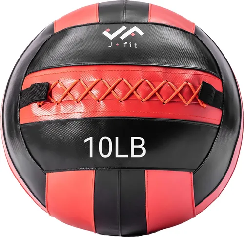 Miniatura 23 de JFit Wall Ball – Premium Soft Weighted Exercise Ball for Strength, Conditioning, Gym & Home Workouts, 4-30 LB