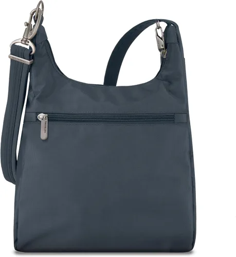 Miniatura 7 de Travelon Bolsa bandolera clásica antirrobo esencial, color negro
