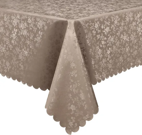 Miniatura 22 de Smiry Mantel cuadrado, mantel de vinilo resistente al agua, lavable, para cocina y comedor (azul bebé, 54 x 54 pulgadas)
