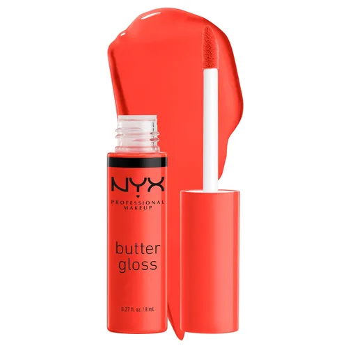 Miniatura 55 de NYX MAQUILLAJE PROFESIONAL Brillo de mantequilla, brillo de labios no pegajoso - crema brulée (natural)
