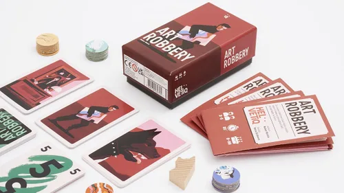 Miniatura 7 de Juego de cartas de robo de arte, atracos estratégicos y ladrones astutos. Divertido juego familiar para niños y adultos, a partir de 8 años, 2 a 5