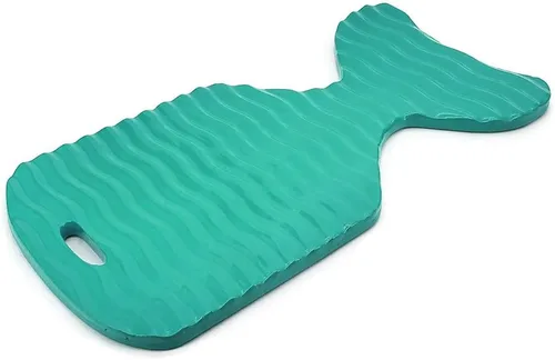 Tumbona flotante de piscina con cola de ballena, cojín flotante de espuma con textura ondulada, divertida forma de ballena, tumbona de agua duradera