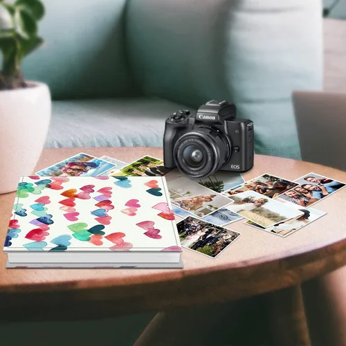 Miniatura 7 de Fintie - Álbum de fotos de 4x6 pulgadas, 600 bolsillos, álbum de gran capacidad con cubierta para fotos familiares, bodas, aniversarios, bebés