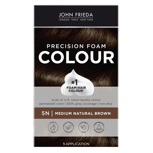 Miniatura 33 de Espuma de color John Frieda, precisión 4R Rojo Oscuro Marrón