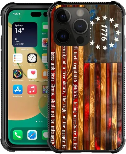Miniatura 52 de Funda compatible con iPhone 12 Mini, fundas para mujeres y niñas, a prueba de golpes, antiarañazos, Betsy Ross de 13 estrellas, bandera Betsy Ross