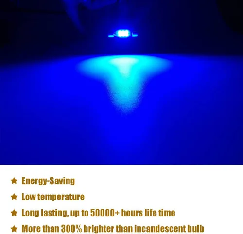 Miniatura 3 de iBrightstar DE3175 DE3021 Festoon de 9-30 V - Focos LED de 1.25 pulgadas (31 mm) extremadamente brillantes y sin errores para luces