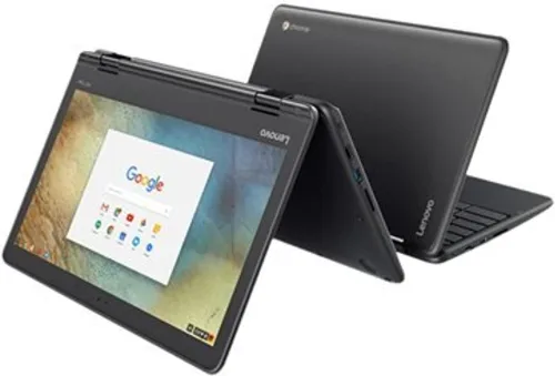 Miniatura 4 de Lenovo 300e Gen 2 Chromebook de 11.6 pulgadas con pantalla táctil 2 en 1 Chromebook portátil, procesador AMD A4-9120C 1.60 GHz, 4 GB RAM, 32 GB SSD
